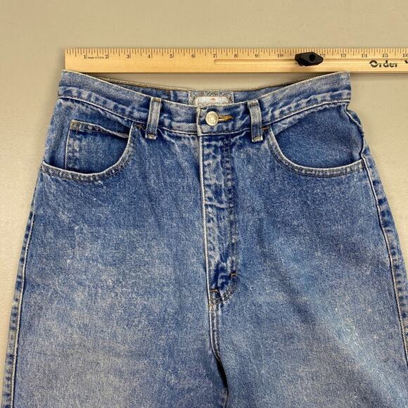 Vintage Bonjour Cut Off Jean Shorts Womens 12 27x16 Acid Wash High Rise 80s 90s - Picture 7 of 15